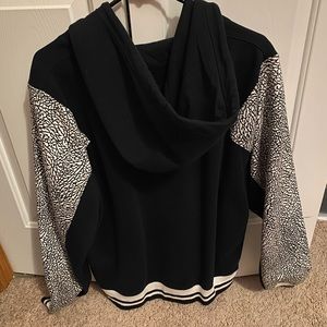 Jordan Zebra-Print Hoodie - Full Zip Jacket